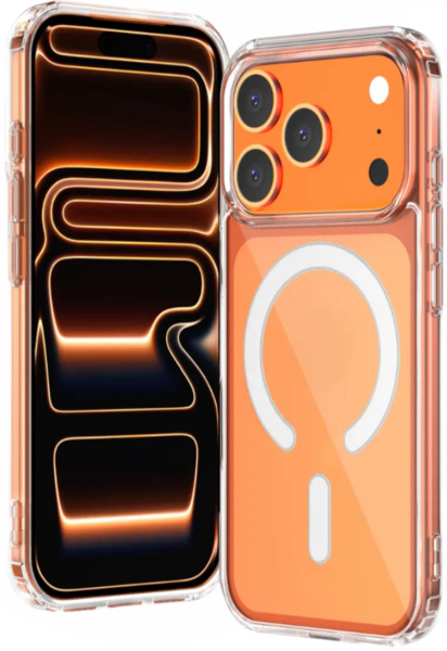 Чехол Apple для iPhone 17 Pro Max Silicone с MagSafe прозрачный